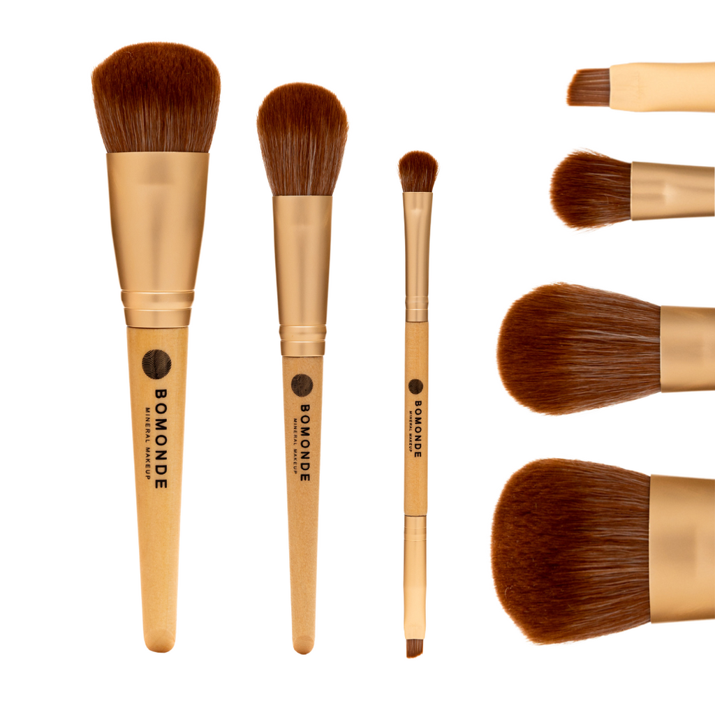 3-Piece Brush Set: Powder & Eyes Essentials