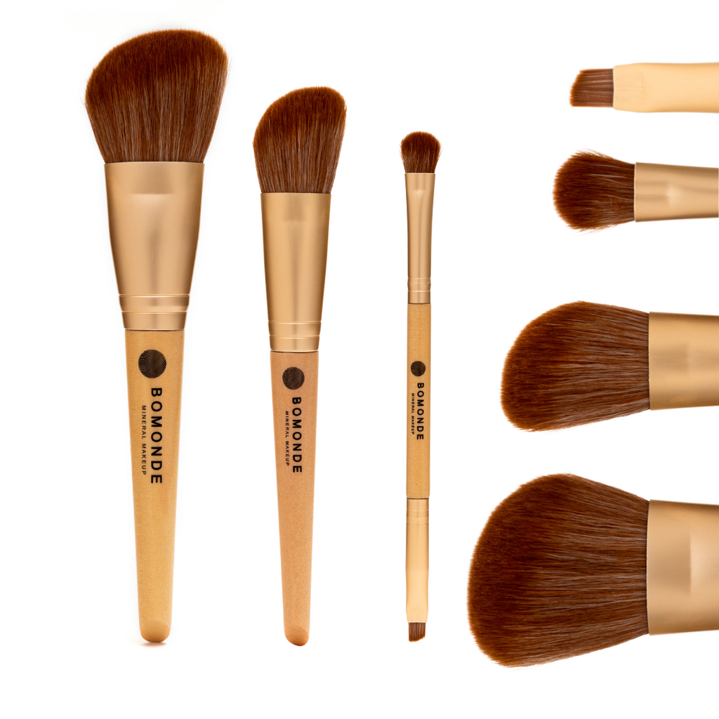Mini brush set, 3 piece for face and eyes