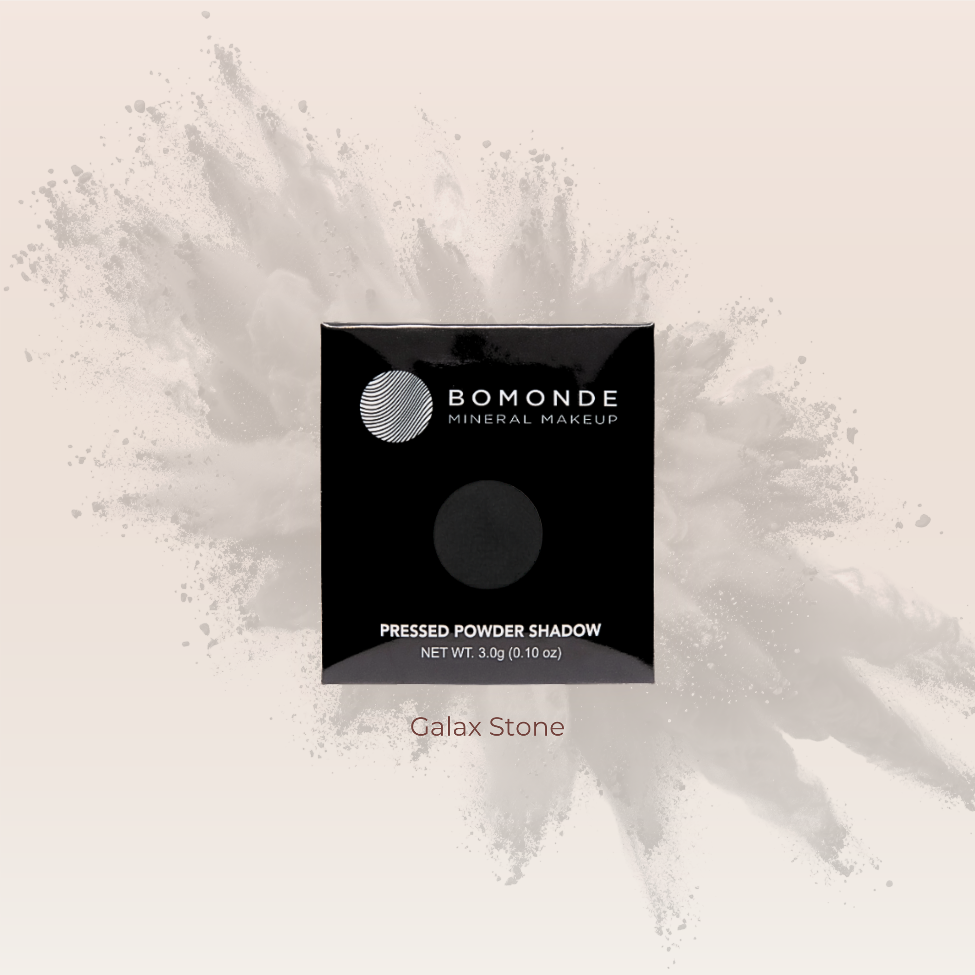 "Black vegan eyeshadow refill for bold looks"