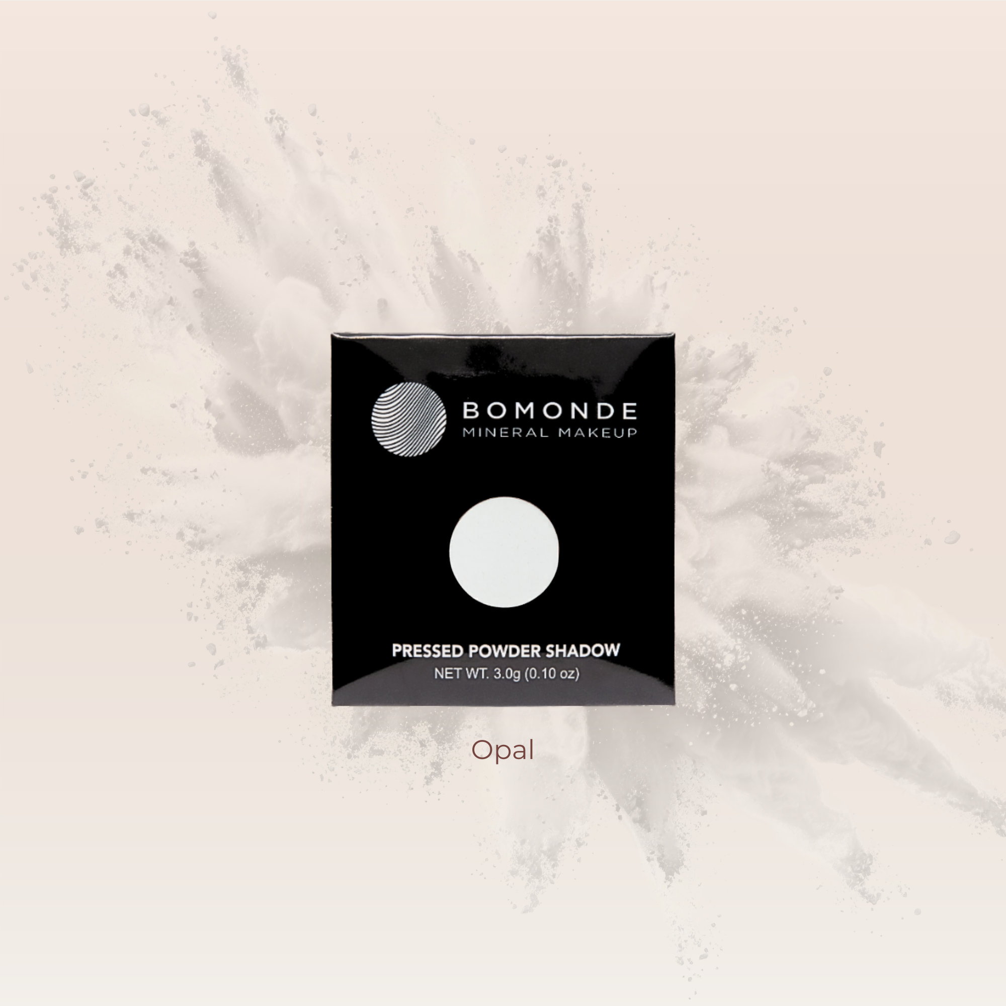 "White vegan eyeshadow refill for highlighting"