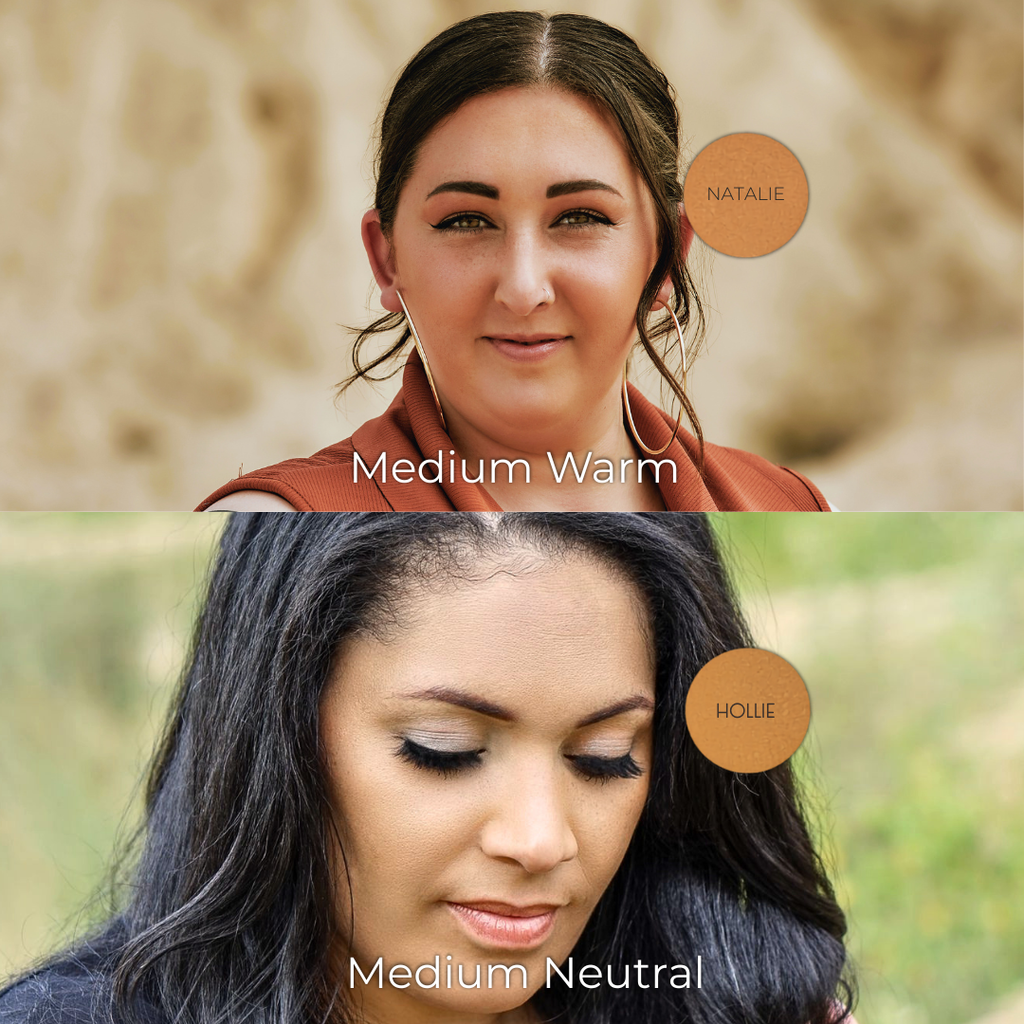 Model Foundation samples for deeper skin tones for shade matching