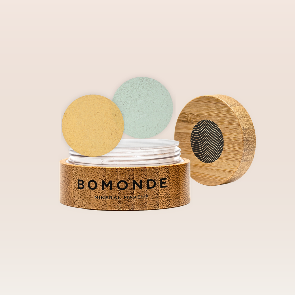 "Packaging of vegan colour corrector palette"