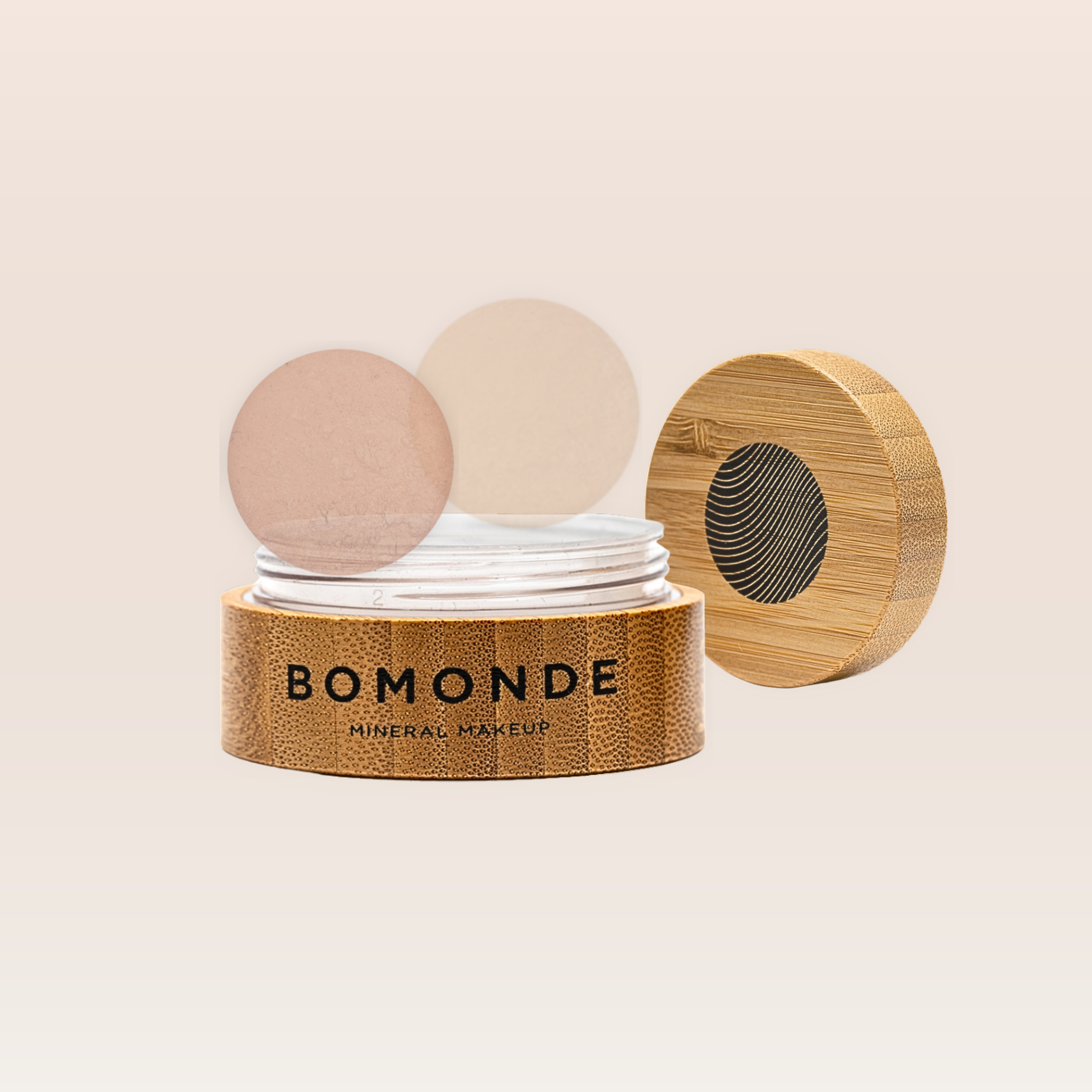 "Loose vegan finishing powder texture close up"