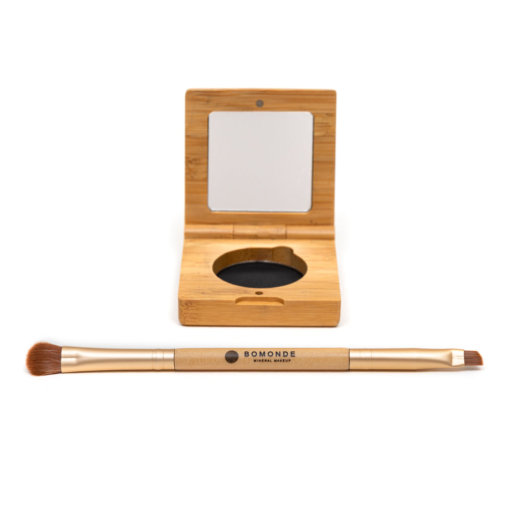 Vegan Mineral Eyeliner palette and brush set